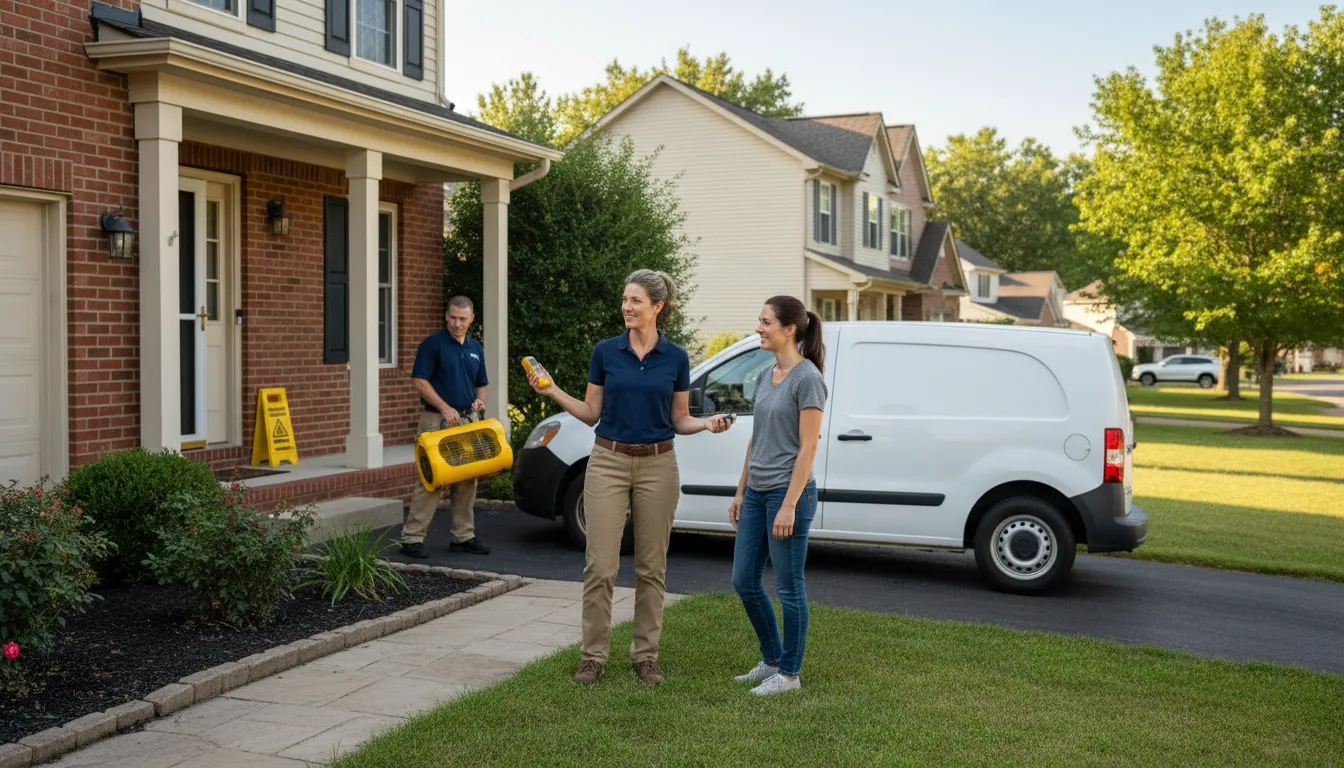 Water restoration image for Mildew Remediation in Dunbridge, OH